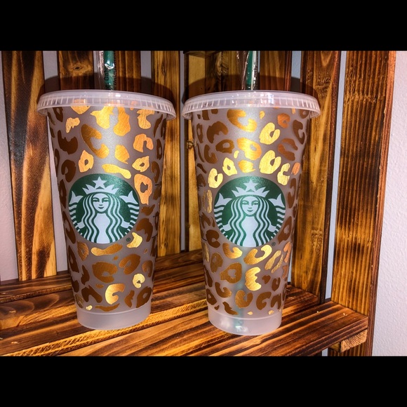 Cheetah print Starbucks cold cup - Picture 13 of 16